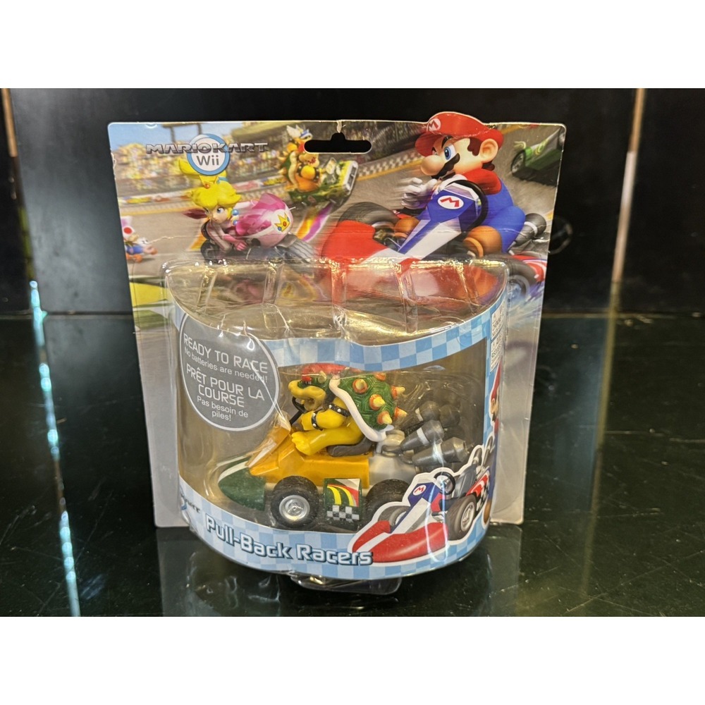2013 Nintendo Mario Kart Wii Pull-Back Racers BOWSER with Kart 5" Racing Toy NEW